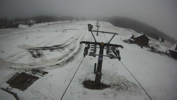 Dolní část sjezdovky Skiareálu Ramzová