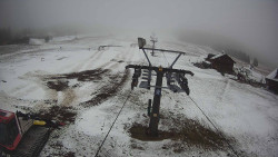 Dolní část sjezdovky Skiareálu Ramzová