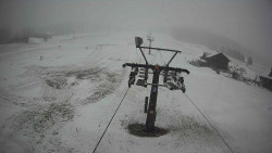 Dolní část sjezdovky Skiareálu Ramzová