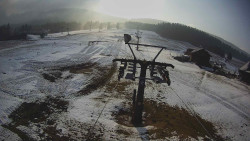 Dolní část sjezdovky Skiareálu Ramzová