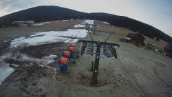 Dolní část sjezdovky Skiareálu Ramzová