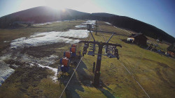 Dolní část sjezdovky Skiareálu Ramzová