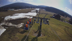 Dolní část sjezdovky Skiareálu Ramzová