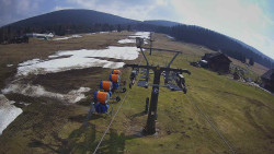 Dolní část sjezdovky Skiareálu Ramzová