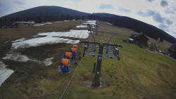 Dolní část sjezdovky Skiareálu Ramzová