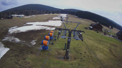 Dolní část sjezdovky Skiareálu Ramzová