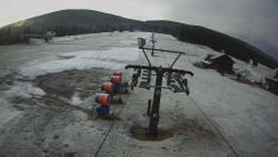 Dolní část sjezdovky Skiareálu Ramzová