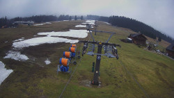 Dolní část sjezdovky Skiareálu Ramzová