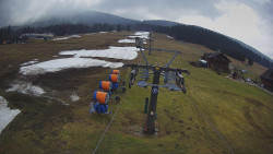 Dolní část sjezdovky Skiareálu Ramzová