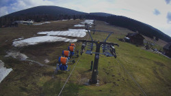 Dolní část sjezdovky Skiareálu Ramzová