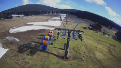 Dolní část sjezdovky Skiareálu Ramzová