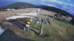 Dolní část sjezdovky Skiareálu Ramzová