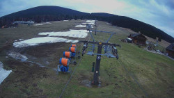 Dolní část sjezdovky Skiareálu Ramzová