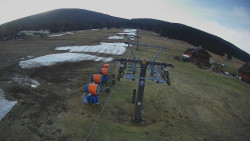 Dolní část sjezdovky Skiareálu Ramzová