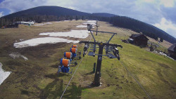 Dolní část sjezdovky Skiareálu Ramzová