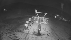 Dolní část sjezdovky Skiareálu Ramzová