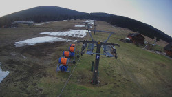 Dolní část sjezdovky Skiareálu Ramzová