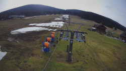 Dolní část sjezdovky Skiareálu Ramzová