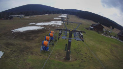 Dolní část sjezdovky Skiareálu Ramzová