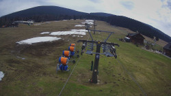 Dolní část sjezdovky Skiareálu Ramzová