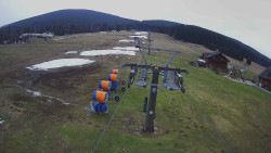 Dolní část sjezdovky Skiareálu Ramzová