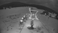 Dolní část sjezdovky Skiareálu Ramzová