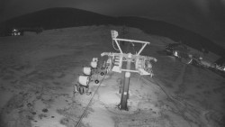 Dolní část sjezdovky Skiareálu Ramzová