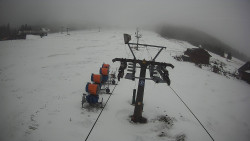 Dolní část sjezdovky Skiareálu Ramzová