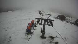 Dolní část sjezdovky Skiareálu Ramzová