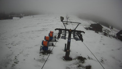 Dolní část sjezdovky Skiareálu Ramzová