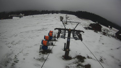 Dolní část sjezdovky Skiareálu Ramzová