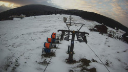 Dolní část sjezdovky Skiareálu Ramzová