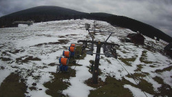 Dolní část sjezdovky Skiareálu Ramzová