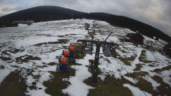 Dolní část sjezdovky Skiareálu Ramzová