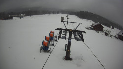 Dolní část sjezdovky Skiareálu Ramzová