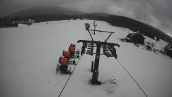 Dolní část sjezdovky Skiareálu Ramzová