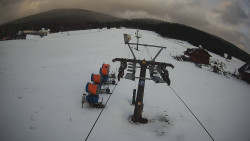 Dolní část sjezdovky Skiareálu Ramzová