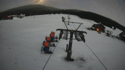 Dolní část sjezdovky Skiareálu Ramzová