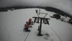 Dolní část sjezdovky Skiareálu Ramzová