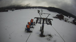 Dolní část sjezdovky Skiareálu Ramzová