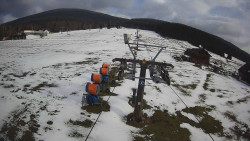 Dolní část sjezdovky Skiareálu Ramzová