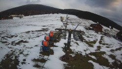 Dolní část sjezdovky Skiareálu Ramzová