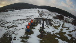 Dolní část sjezdovky Skiareálu Ramzová