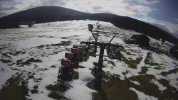 Dolní část sjezdovky Skiareálu Ramzová