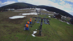 Dolní část sjezdovky Skiareálu Ramzová