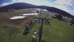 Dolní část sjezdovky Skiareálu Ramzová