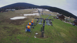 Dolní část sjezdovky Skiareálu Ramzová