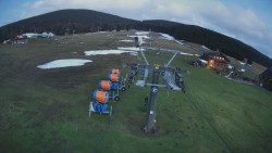 Dolní část sjezdovky Skiareálu Ramzová