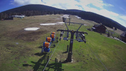 Dolní část sjezdovky Skiareálu Ramzová