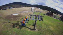 Dolní část sjezdovky Skiareálu Ramzová